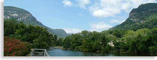 Entrance to Hickory Nut Gorge