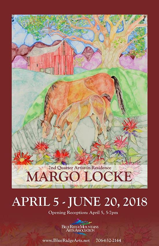 Margo Locke at Blue Ridge Mountain Arts Association