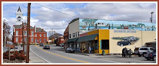 Downtown Blairsville Georgia