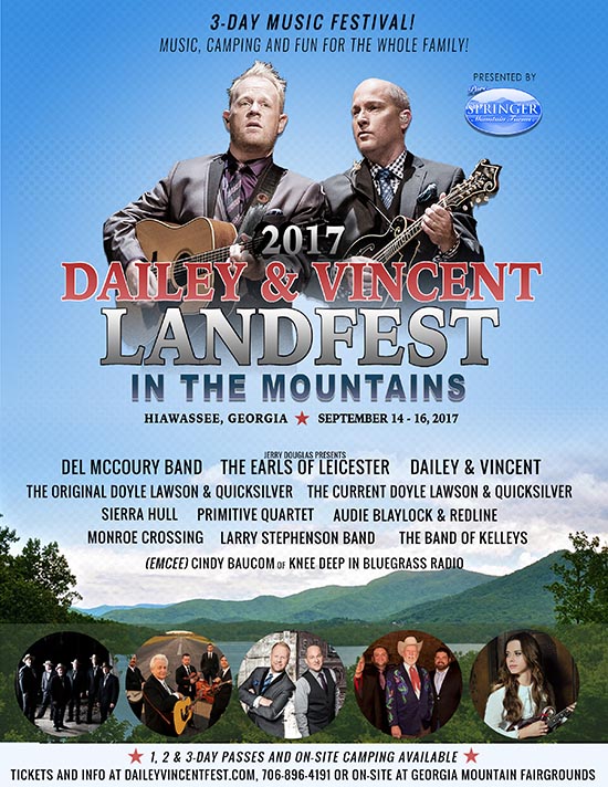 Hiawassee GA Dailey & Vincent Landfest in the Mountains at GA Mtn