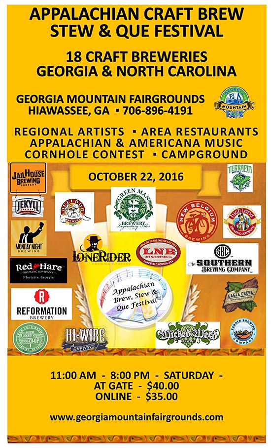 Hiawassee GA Appalachian Brew, Stew & Que at Mtn Fairgrounds