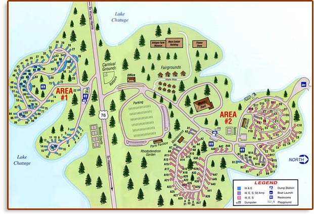 Fairground and Campground Map