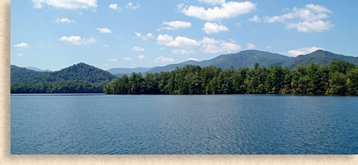 Lake Santeetlah in Graham County North Carolina