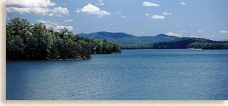 Lake Blue Ridge in the North Georgia Mountains