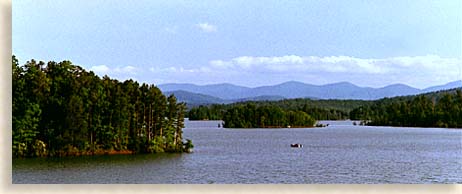 Lake Nottely in the North Georgia Mountains