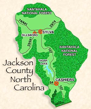Jackson County, Sylva, Dillsboro, Cashiers