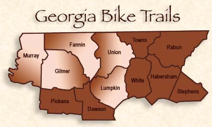 Bike Trails in the North Georgia Mountains