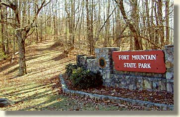 Fort Mountain in Chatsworth Georgia