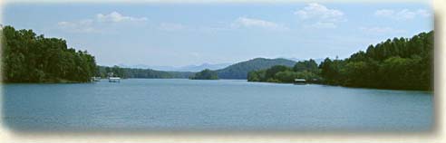Lake Chatuge in Clay County, North Carolina