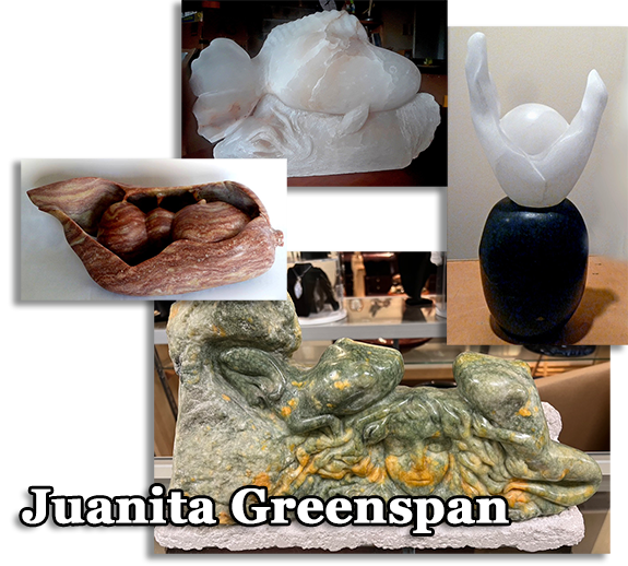 Juanita Greenspan, Stone Carver