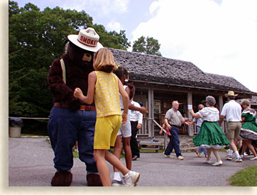 Smokey Bear at Brasstown Bald Festival