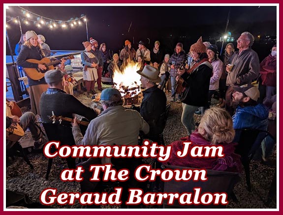 Community Jam at The Crown: Geraud Barralon (Old Time Fiddle Tunes)