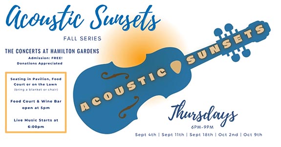 Acoustic Sunsets at Hamilton Gardens