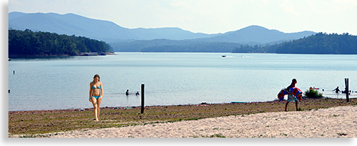 Lake Blue Ridge in the North Georgia Mountains