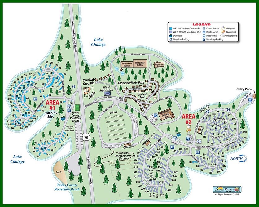 Fairground and Campground Map