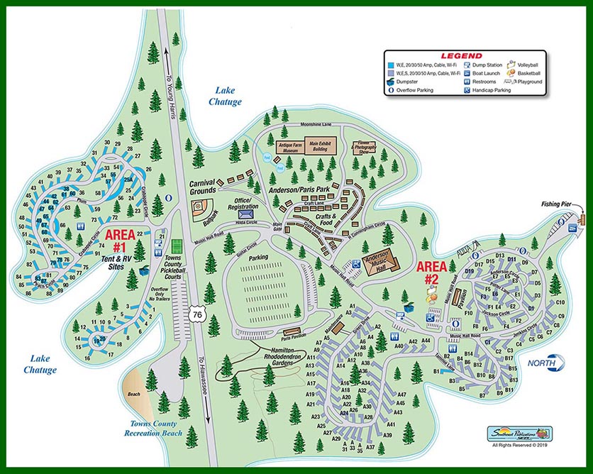 campground at Georgia Mountain Fairgrounds