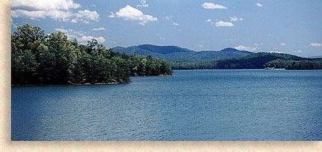 Lake Blue Ridge in the North Georgia Mountains
