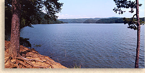 Lake Ocoee in Polk County Tennessee