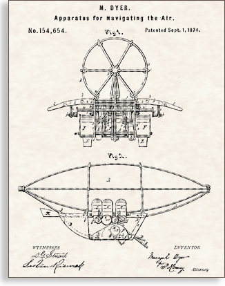 Micajah Clark Dyer - Flying Aparatus