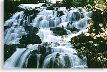 Wolf Creek Falls in Vogel State Park